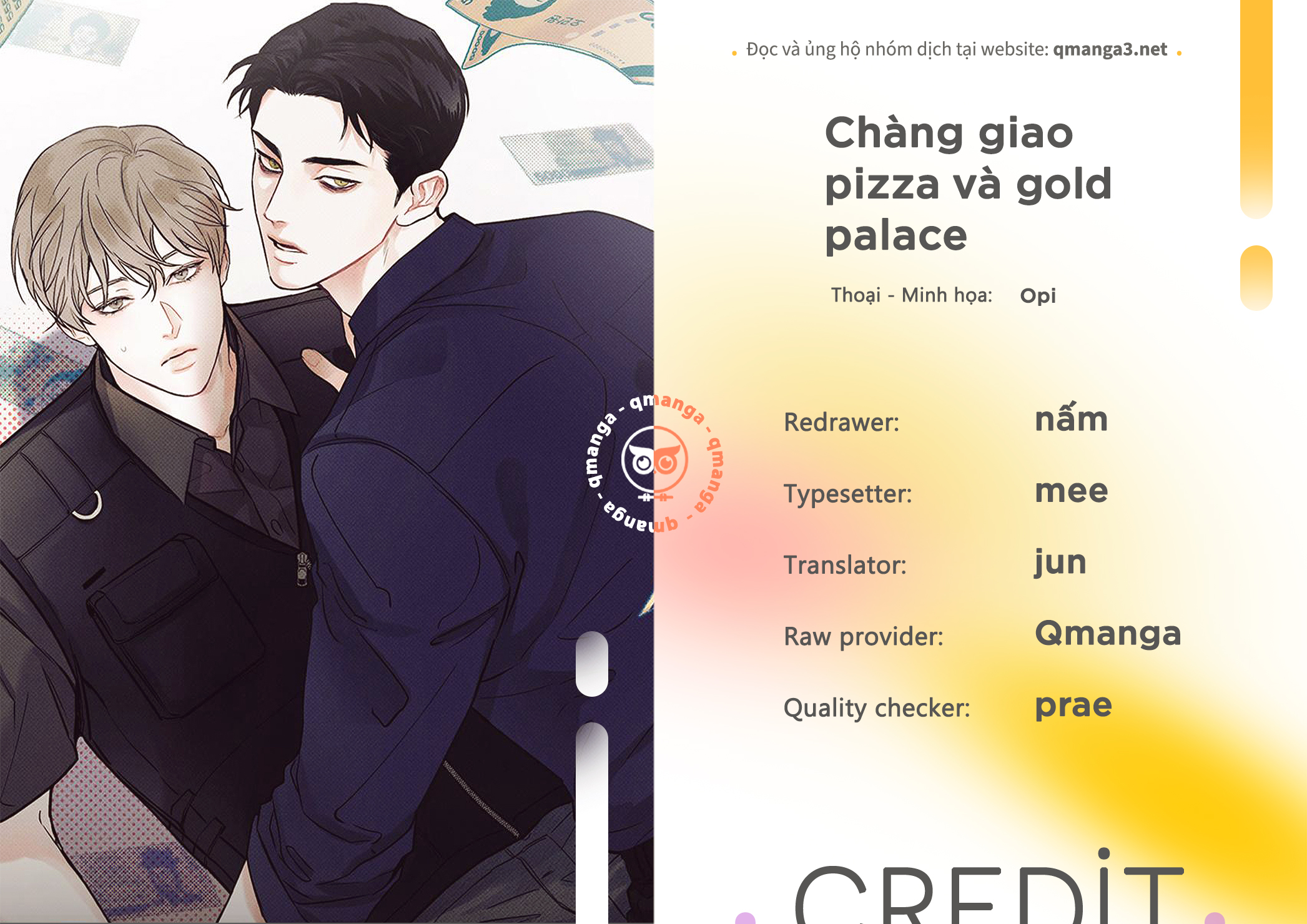 Chàng Giao Pizza Và Gold Palace Chapter 32.5: Hậu kỳ - Trang 1