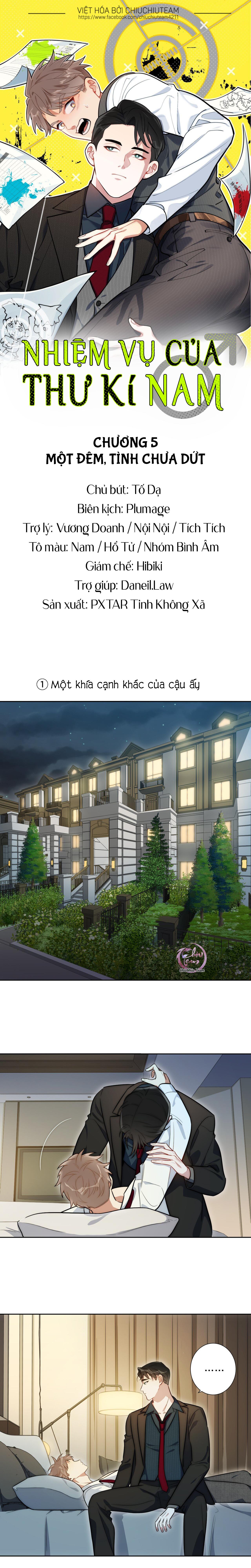 Nhiệm Vụ Của Thư Kí Nam Chapter 5 - Trang 1