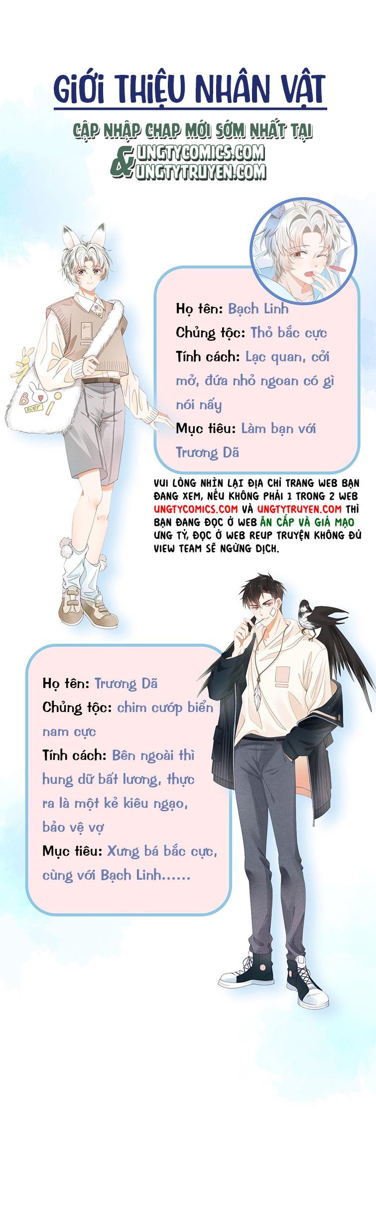 Một Ngụm Nuốt Trọn Thỏ Con Chapter 90: Giới thiệu nhân vật - Trang 1