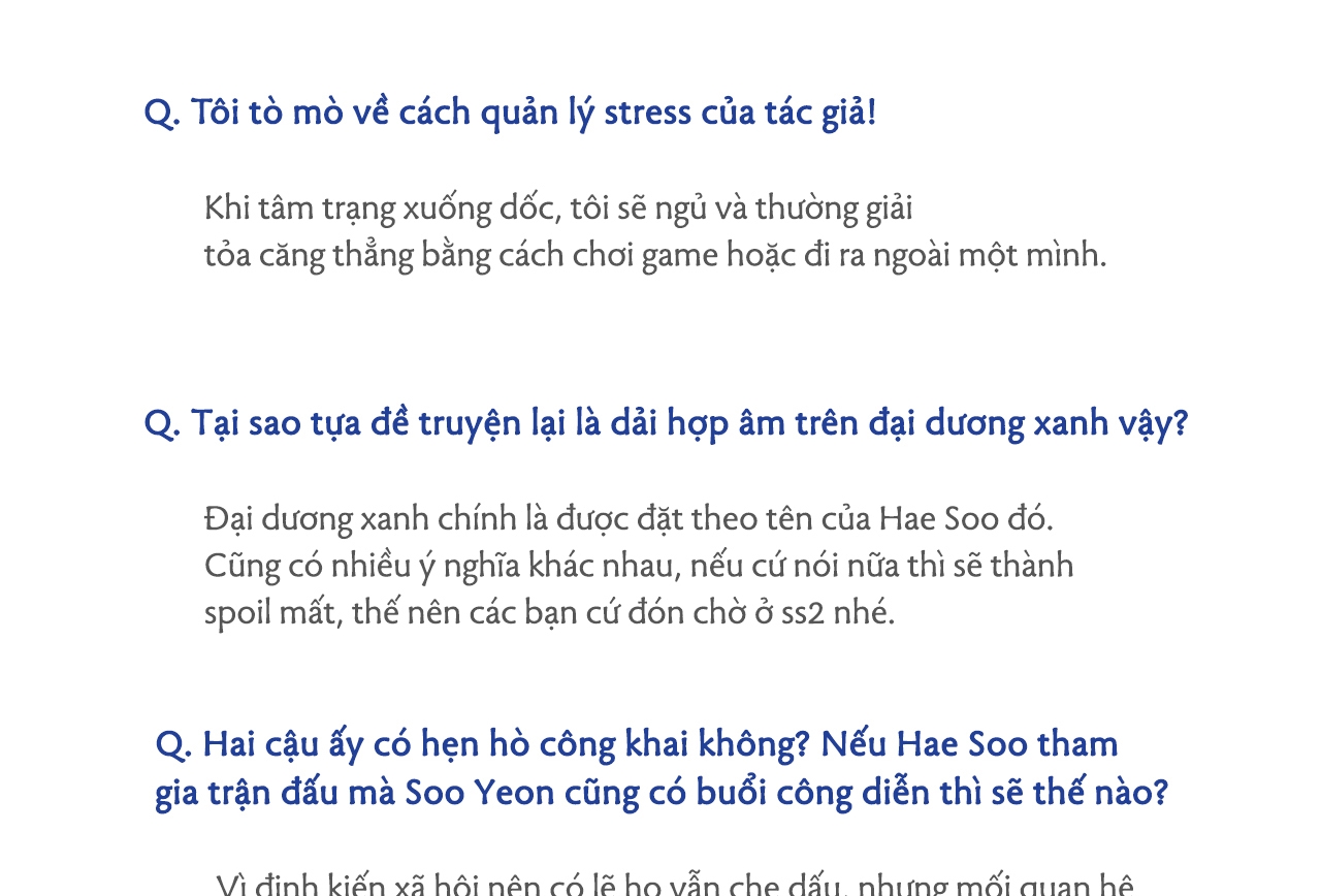 Dải Hợp Âm Trên Đại Dương Xanh Chapter 37.5: Hậu kỳ - Trang 20